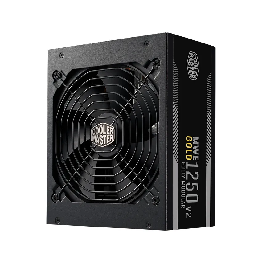 Nguồn Cooler Master MWE GOLD 1250 - V2 1250W ATX3.0  (PCIE 5.0/ 80 Plus Gold/Màu Đen/Full Modular) 